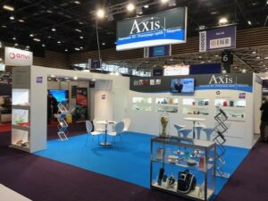 Stand de l'entreprise Axis au salon Midest à Lyon