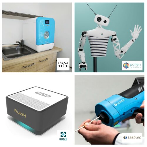 références clients prototypage rapide pour DAAX TECH, POLLEN ROBOTICS, RUBIX, LESELEC